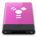 Pink Firewire W icon